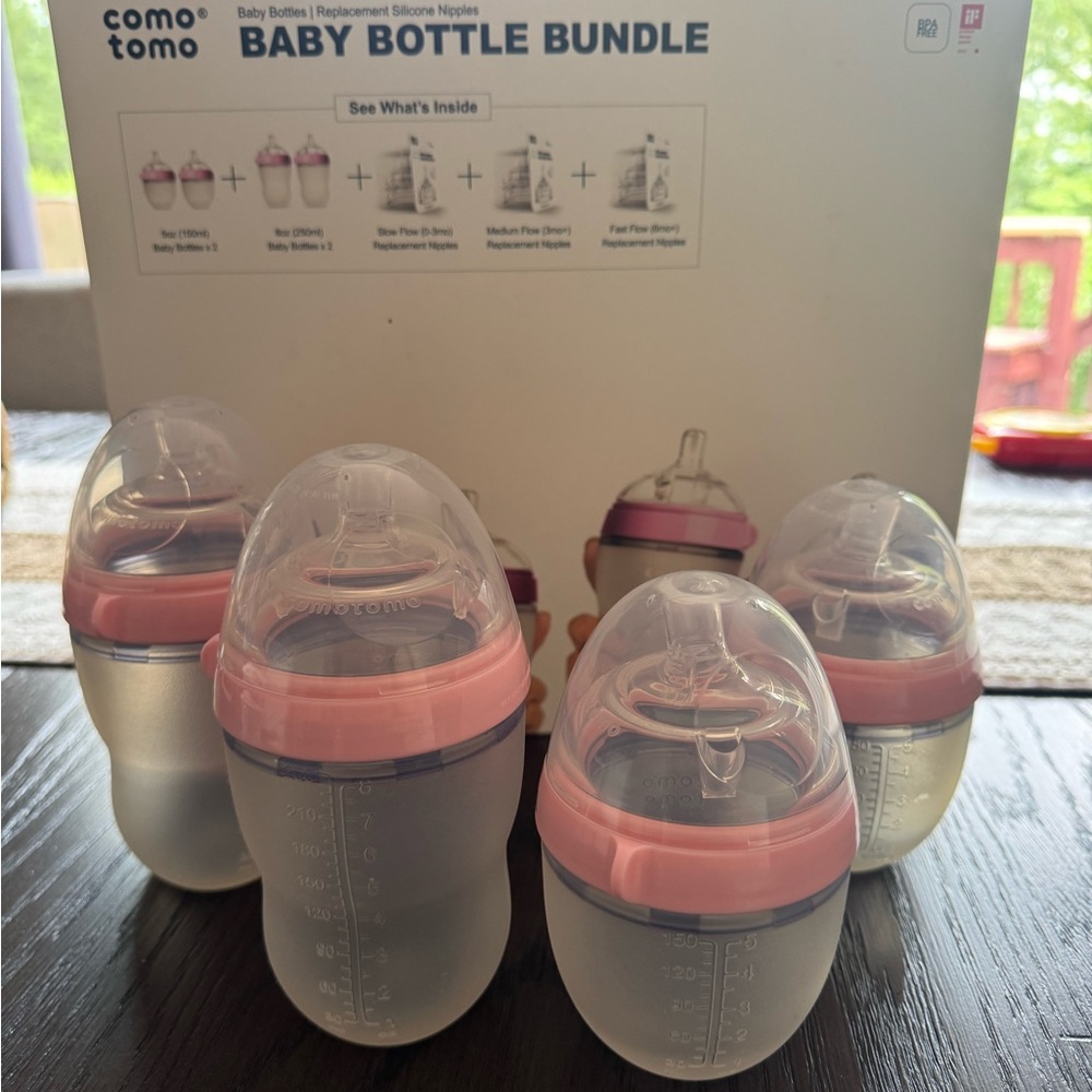 Pink Baby Bottle Bundle
